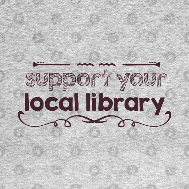 Support your local library by AdelDa